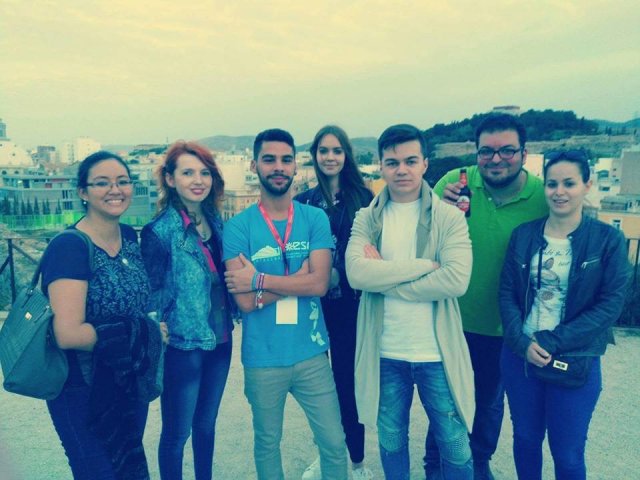Kateryna Sokorenko i Robert Turchyn podczas studiów na Politecnica de Cartagena –  semestr letni 2016/2017 ze stypendium Erasmus+