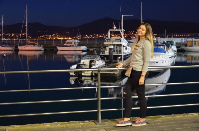 Vlada Kuznietsova i Vitalik Kondrenko, studenci studiów magisterskich z zarządzania PWSTE w Jarosławiu podczas semestru w ramach programu Erasmus+ w Escola Superior de Tecnologias de Fafe