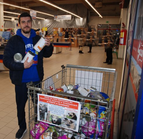 II etap akcji na rzecz kochanych psiaków i kociaków ze Schroniska dla Bezdomnych Zwierząt w Orzechowcach - 30 stycznia 2020 r. 