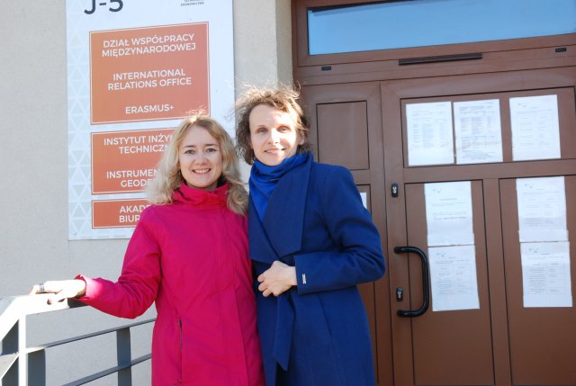 Associate Prof. Anastasiia Pandas, PhD z odeskiej Państwowej Akademii Budownictwa i Architektury w PWSTE w Jarosławiu w ramach programu Erasmus+ - 25-29.10.2021 r.