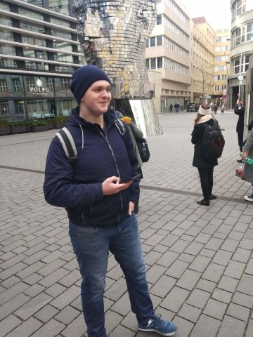 Andrii Flons - student studiów magisterskich z zarządzania PWSTE w Jarosławiu spędził semestr letni 2019/2020 na czeskim Metropolitan University Prague ! ! !
