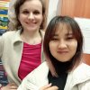 Last photo with my Erasmus+ student - Eliza Zhanyrbek KYZY