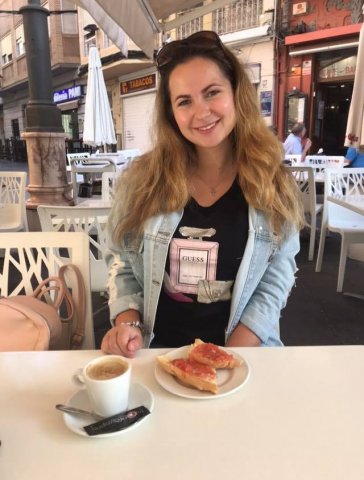 Liliya Kutyayeva na Universidad Politécnica de Cartagena z Erasmusem+ w semestrze zimowym 2017/2018