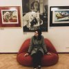 Maryna Tieriekhova na studiach na Metropolitan University Prague!