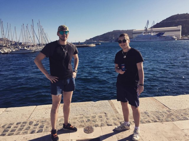 Oleksandr Shpak i Yuriy Prytula spędzili semestr letni 2018/2019 na Universidad Politécnica de Cartagena w ramach programu Erasmus+