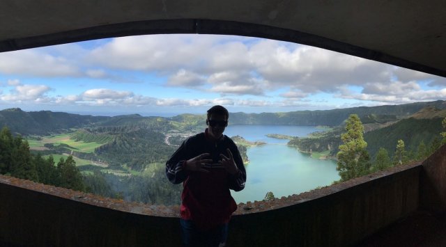 Vlad Talashchenko podczas studiów na University of the Azores w ramach programu Erasmus+ (semestr zimowy 2017/2018)