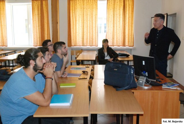  Wykłady kadry z Malty dla zagranicznych studentów przebywających w PWSTE w ramach Erasmusa+ 