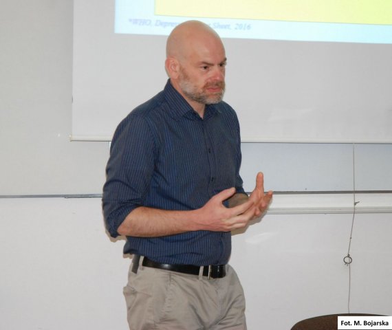  Wykłady kadry z Malty dla zagranicznych studentów przebywających w PWSTE w ramach Erasmusa+ 